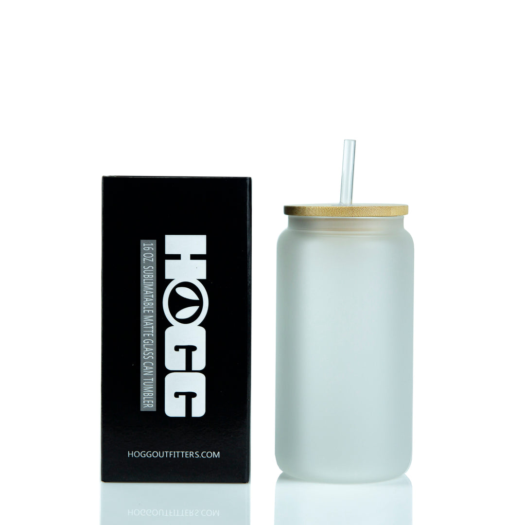 16oz. Sublimatable Matte Glass