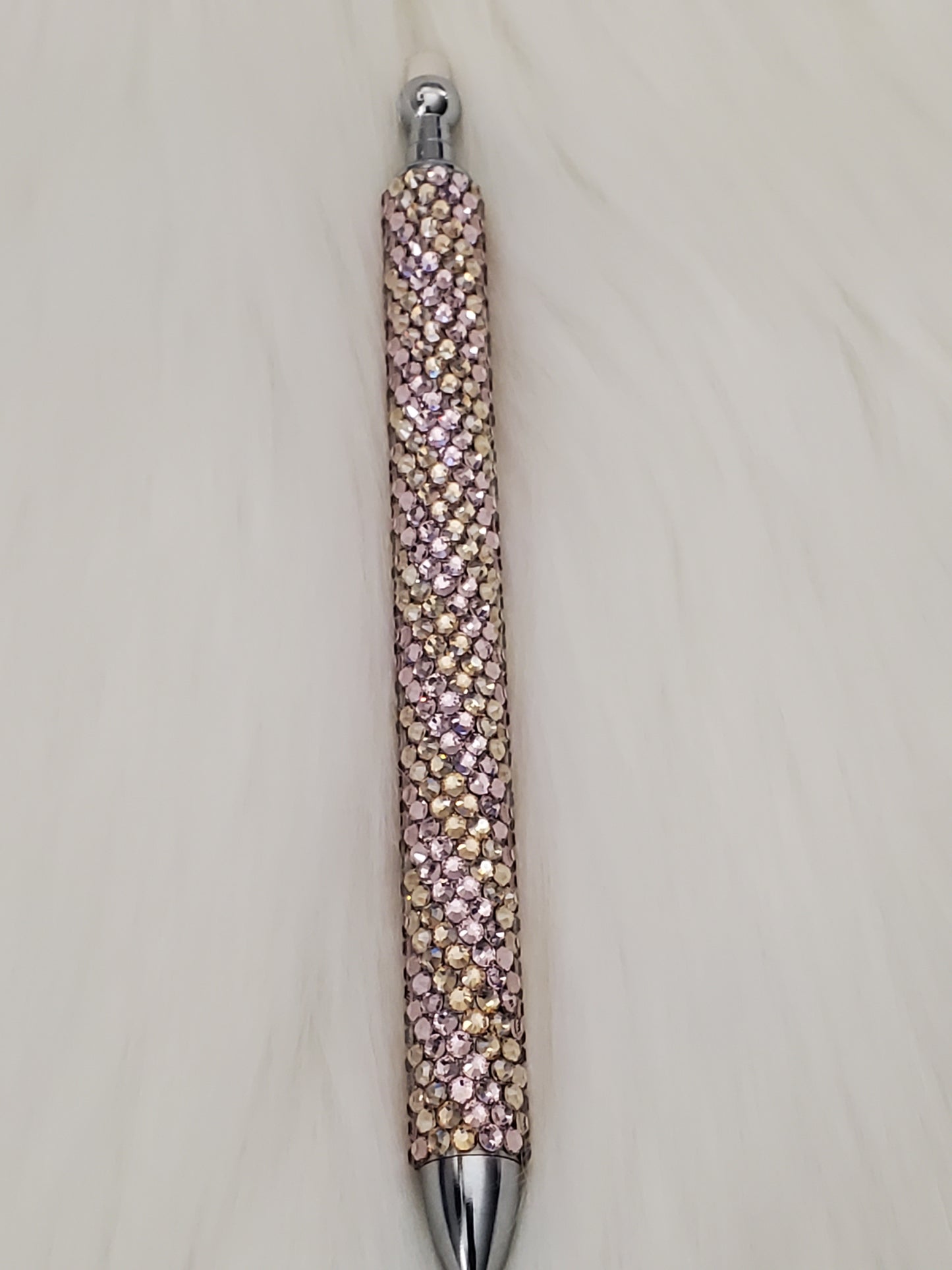 Light Pink & Gold Stripes Pencil