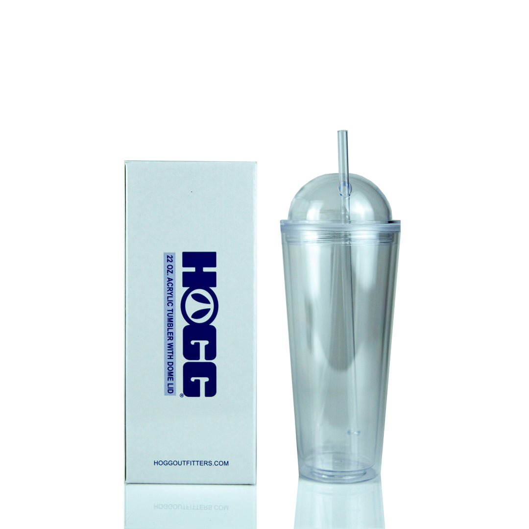 22oz. Acrylic Tumbler w/ Dome Lid