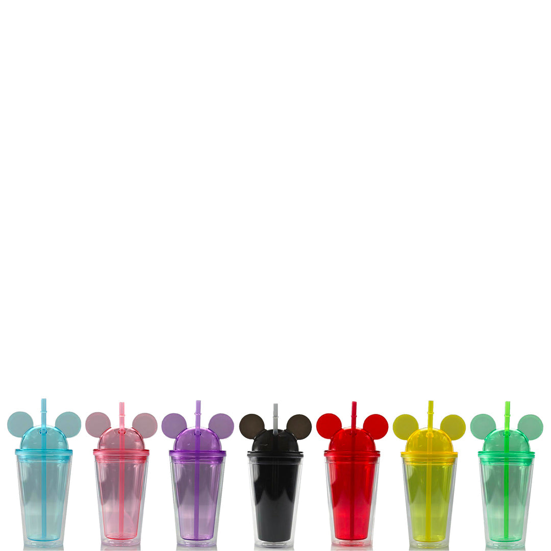 16oz. All Ears Acrylic Tumbler w/ Straw