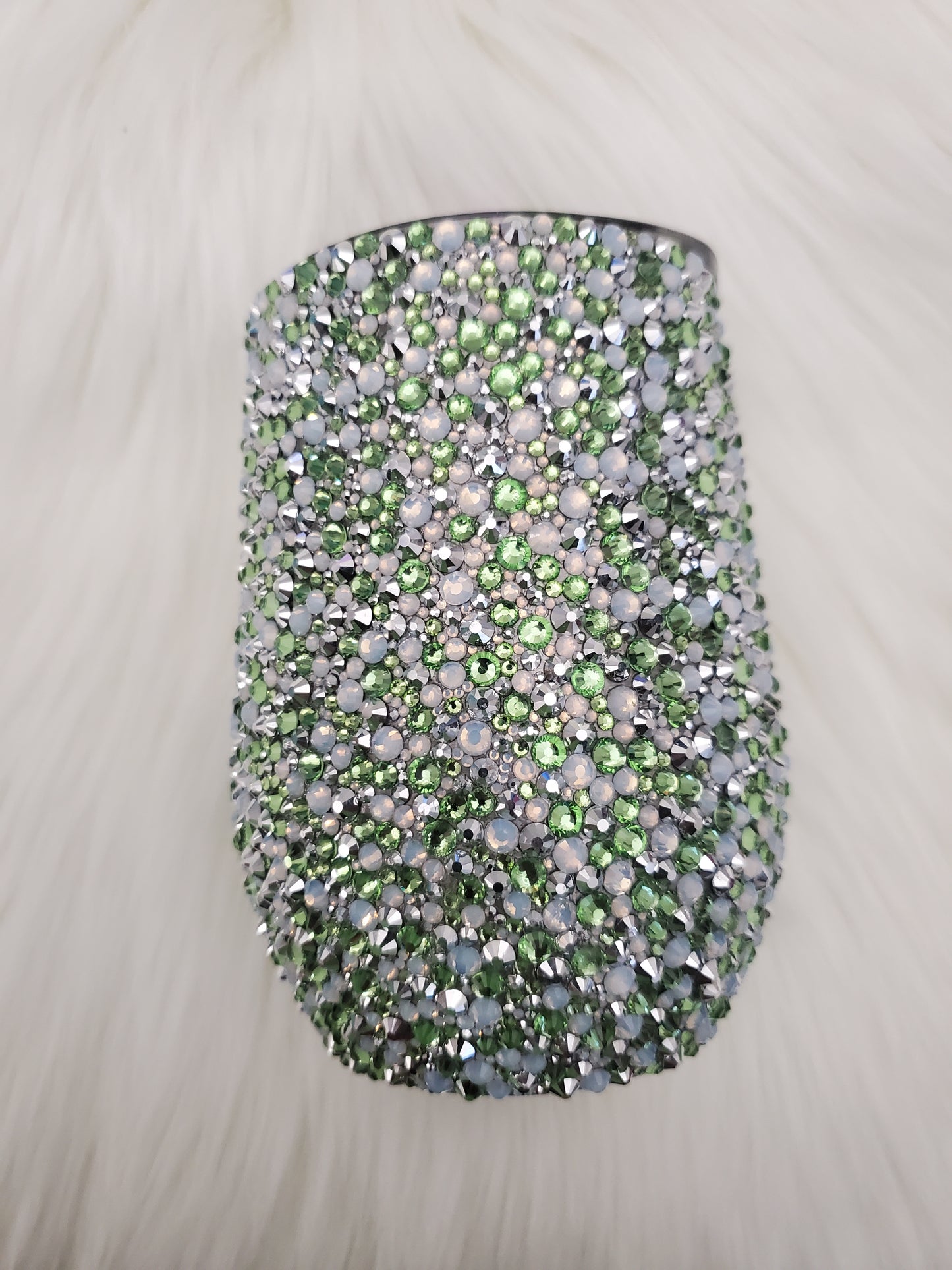 Wine Rhinestone Tumbler Scatter method