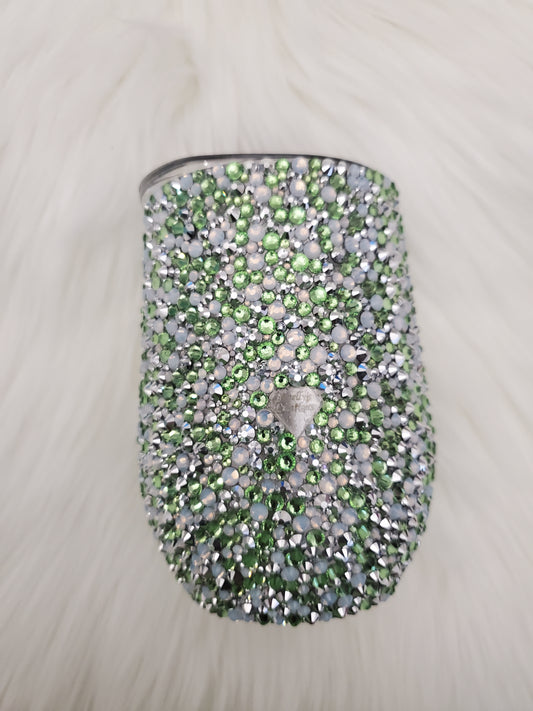 Wine Rhinestone Tumbler Scatter method