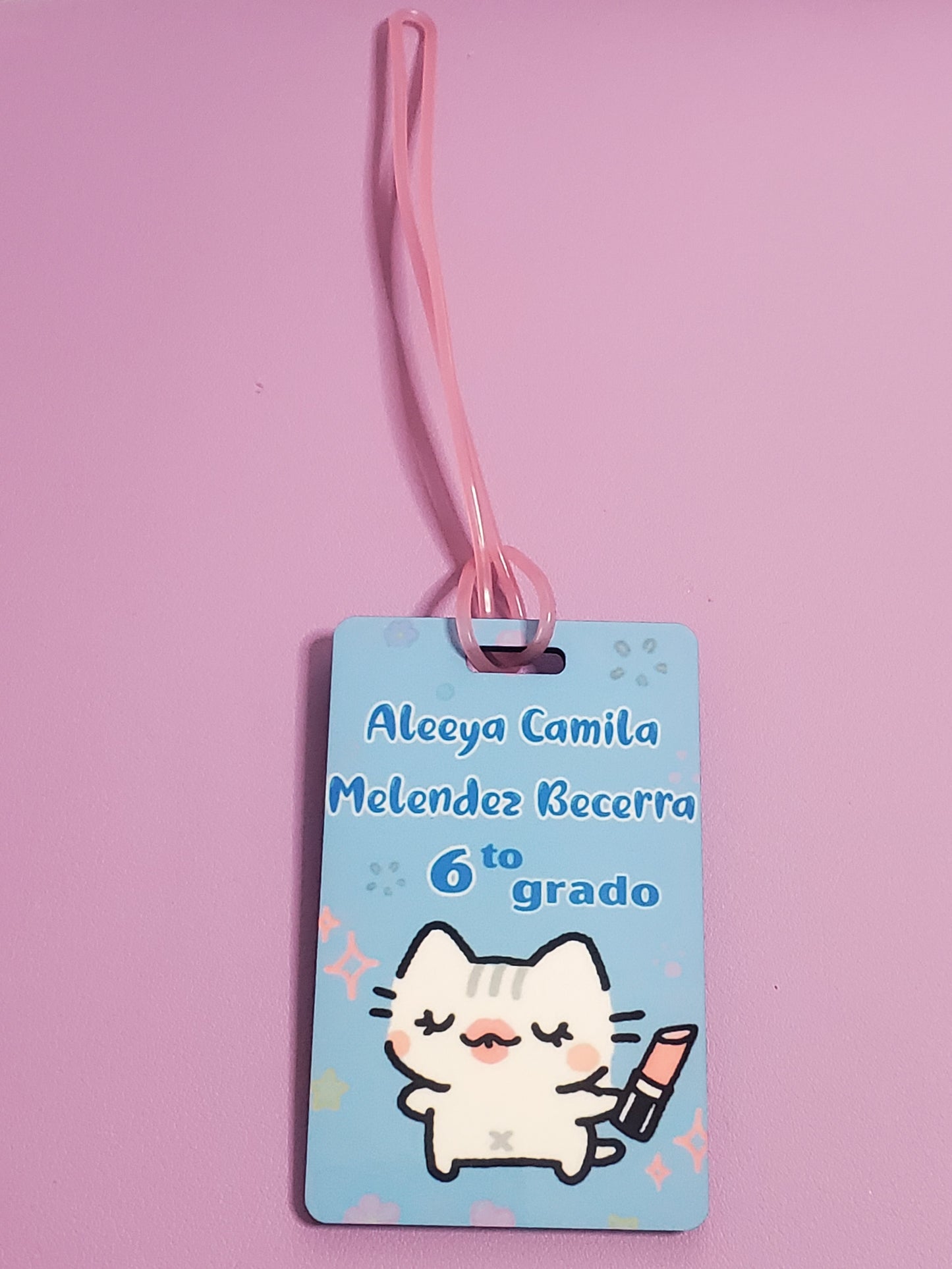 Tag para bulto y lonchera