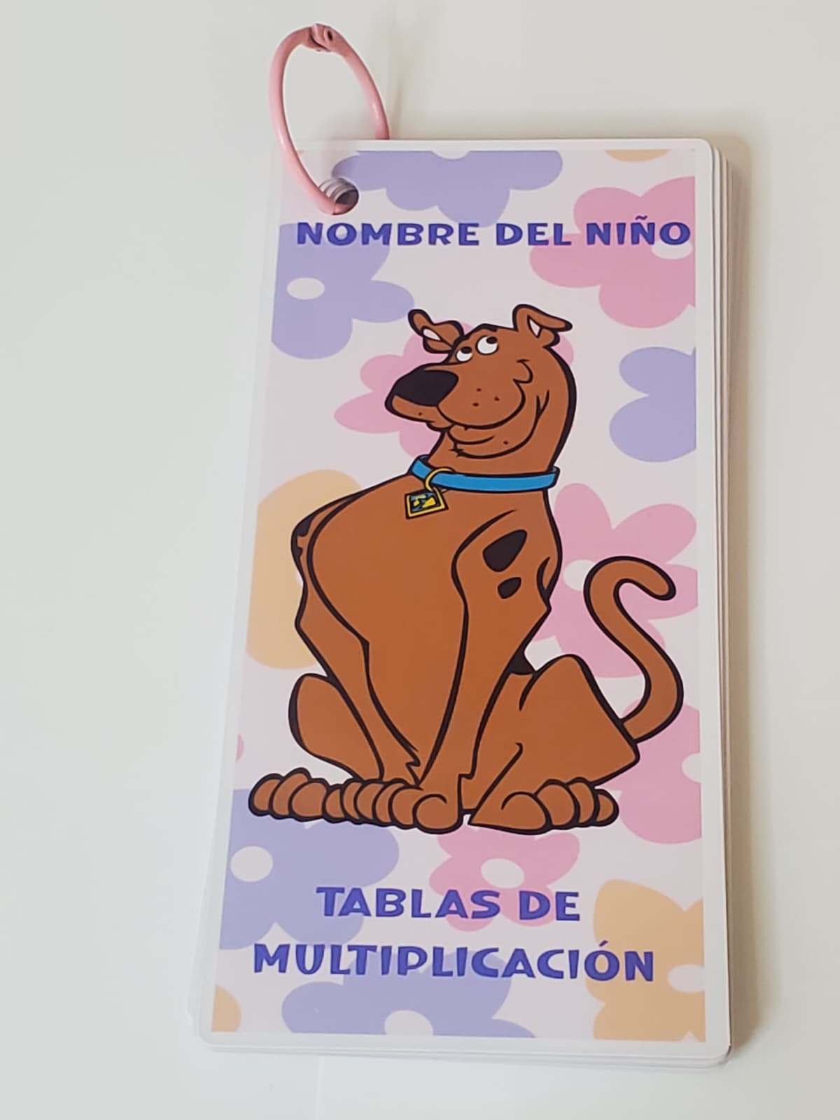 Llaveros Tablas de multiplicar