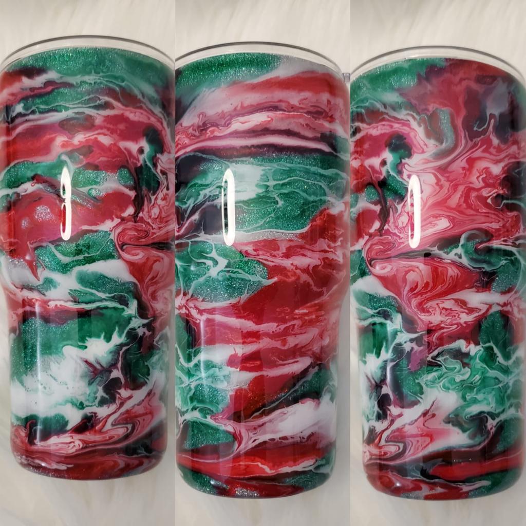 Red and Green Tumbler